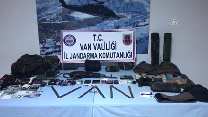 Terör Operasyonunda Ele Geçirilen Malzemeler