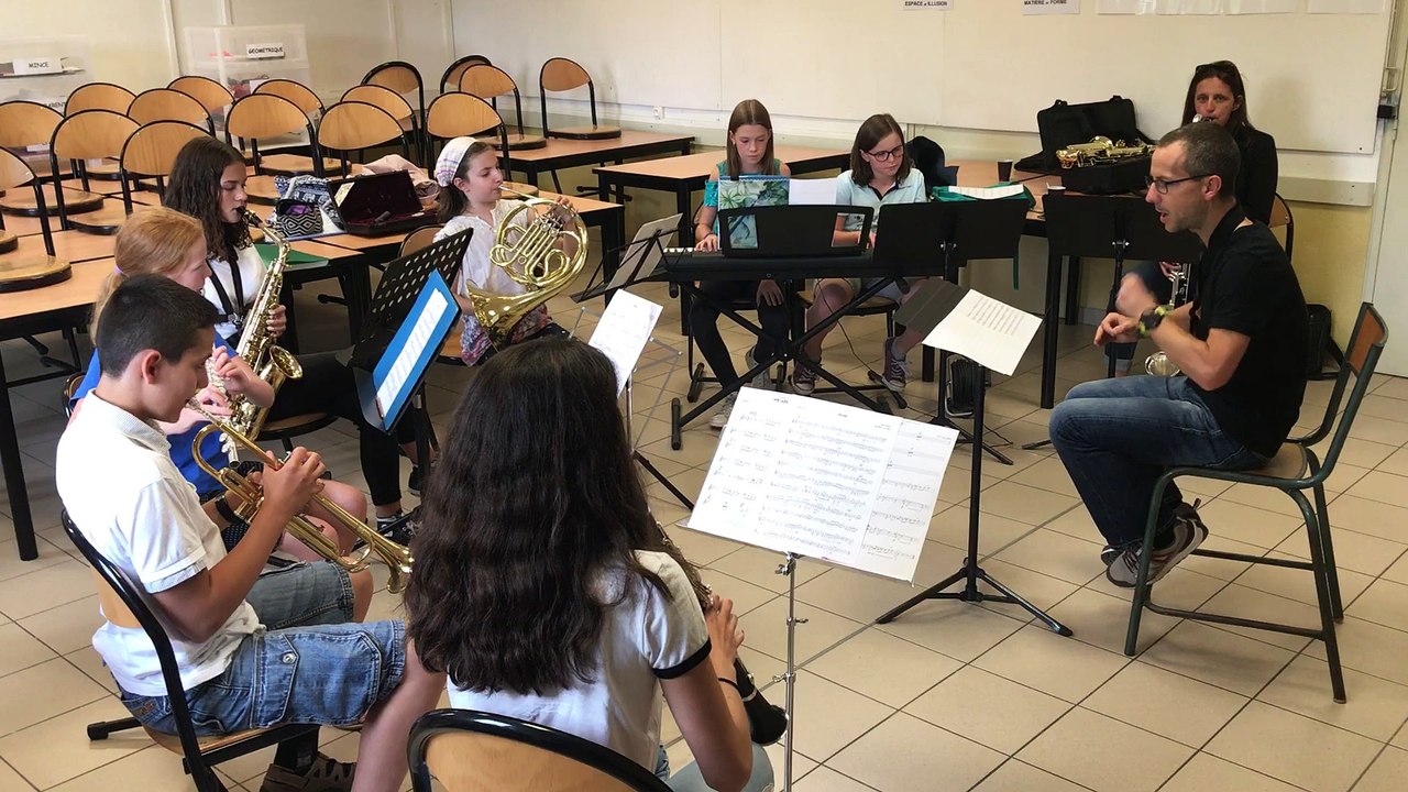 Dernières répétitions au conservatoire de Bouzonville