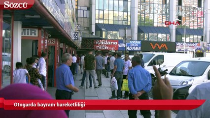 Otogarda bayram hareketliliği