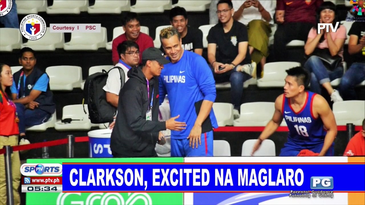 Clarkson, excited na maglaro