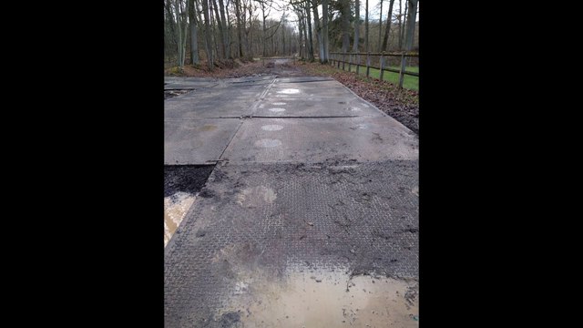 Chantier TSPS - plaques de répartition Tufftrack