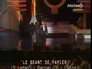 Jean-Jacques Lafon - Le Géant De Papier ( Melody )
