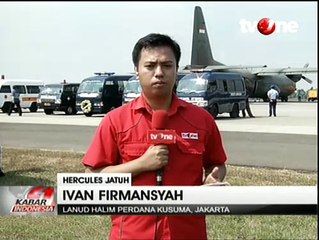 Download Video: 8 Jenazah Korban Hercules Tiba di Lanud Halim Perdanakusuma