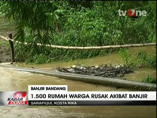 1.500 Rumah Rusak Diterjang Banjir di Kosta Rika