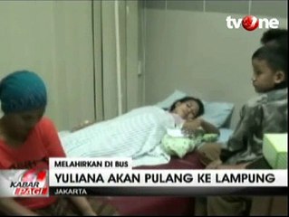Seorang Ibu Melahirkan di Dalam Bus