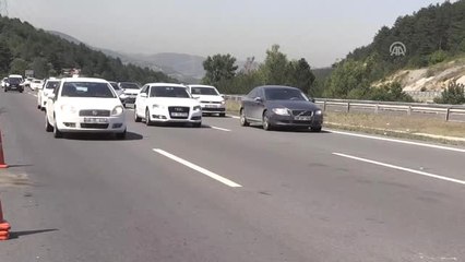 Anadolu Otoyolu'nda Bayram Yoğunluğu