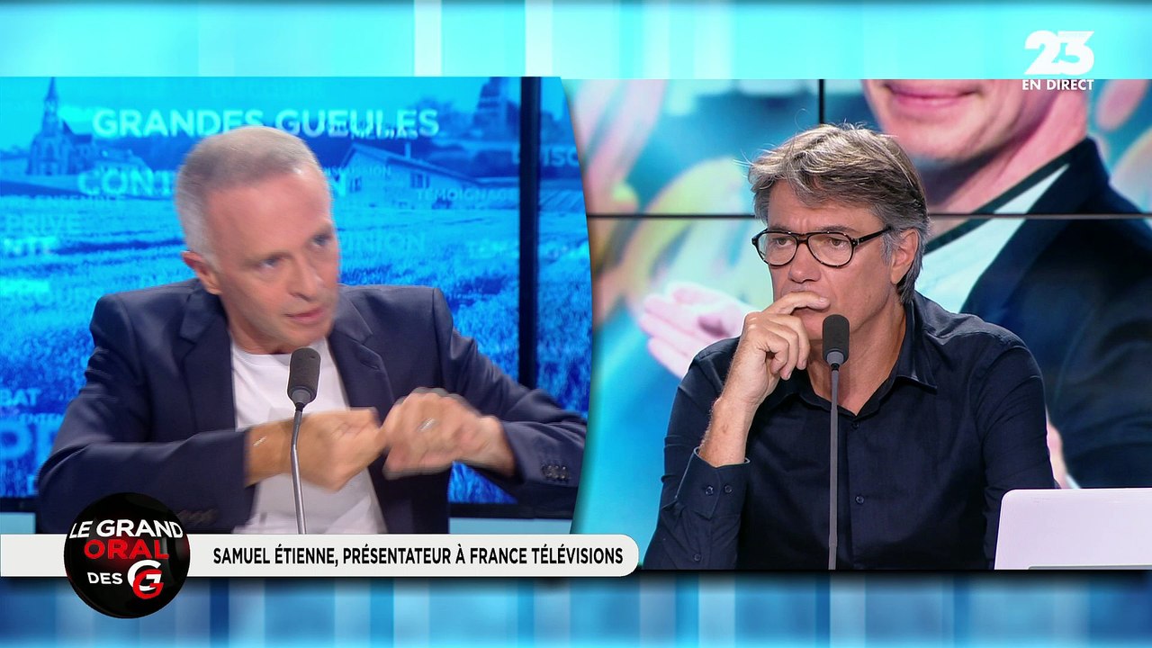 Le Grand Oral de Samuel Etienne, présentateur à France Télévisions - 17/08