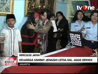 Penghormatan Terakhir dari Putra Letda Kal Agus Sriyadi