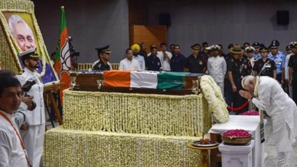 வாஜ்பாய் அவர்களின் இறுதி சடங்குகள் தொடக்கம்- வீடியோ