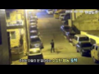 심야 주택가 차량 노린 절도범, CCTV 모니터 요원에 발각