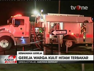 Gereja Warga Kulit Hitam Terbakar di AS