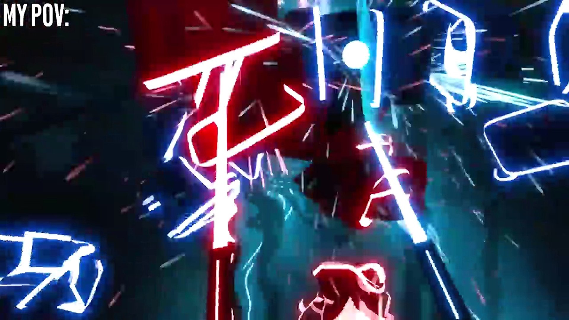 ⁣RAPPING RAP GOD WHILE PLAYING RAP GOD (FAST PART) - Beat Saber