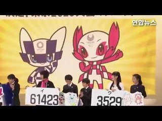 2020년 도쿄올림픽 마스코트, 일본 전국 초등학생들 투표로 확정