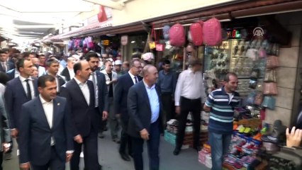 Çavuşoğlu, esnaf ziyaretinde bulundu - KONYA