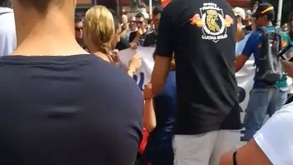 Incidentes registrados en la protesta de Jusapol en La Línea de la Concepción.