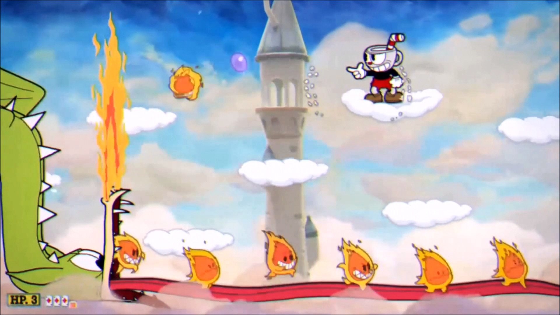 ⁣Cuphead (IN REVERSE) Grim Matchstick in Fiery Frolic Expert S Rank