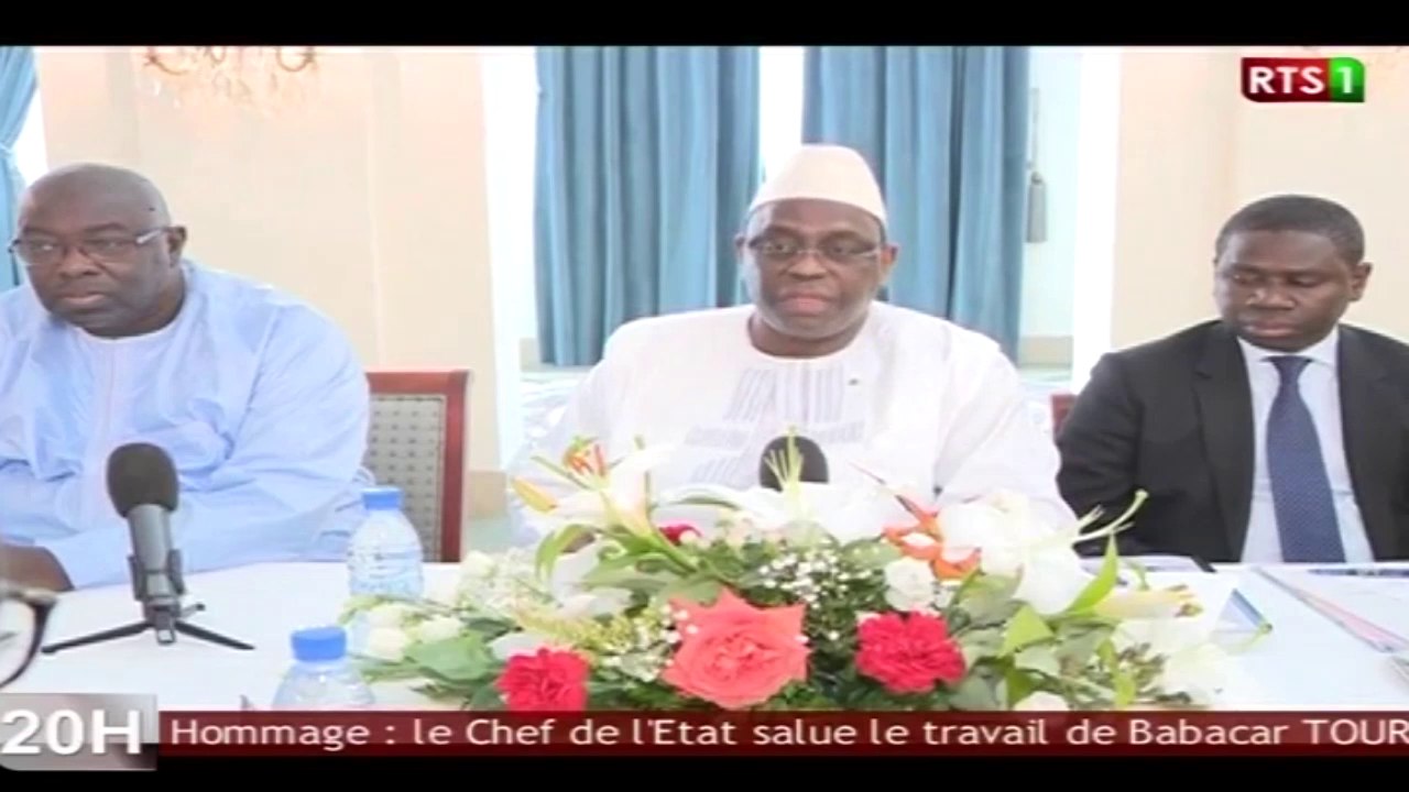 Hommage : le Chef de l' Etat salue le travail de Babacar Toure