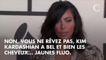 PHOTOS. Kim Kardashian s'offre une nouvelle couleur de cheveux, assortie à sa Lamborghini !