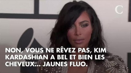PHOTOS. Kim Kardashian s'offre une nouvelle couleur de cheveux, assortie à sa Lamborghini !