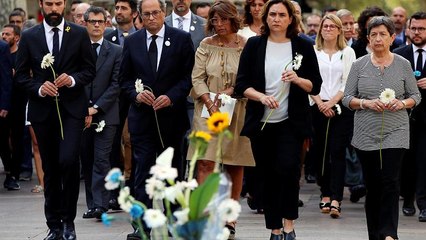 Gedenken ein Jahr nach der Amokfahrt von Barcelona