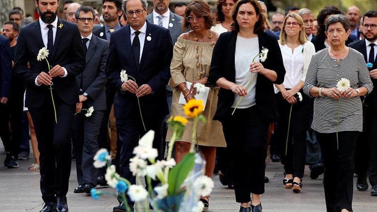 Gedenken ein Jahr nach der Amokfahrt von Barcelona