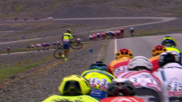 Barguil crashes - Étape 2 / Stage 2 - Arctic Race of Norway 2018