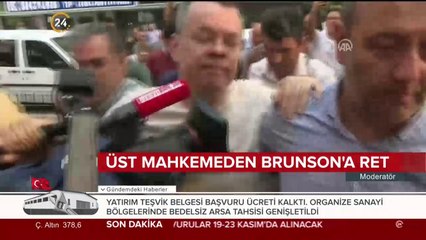 Brunson'a üst mahkemeden ret