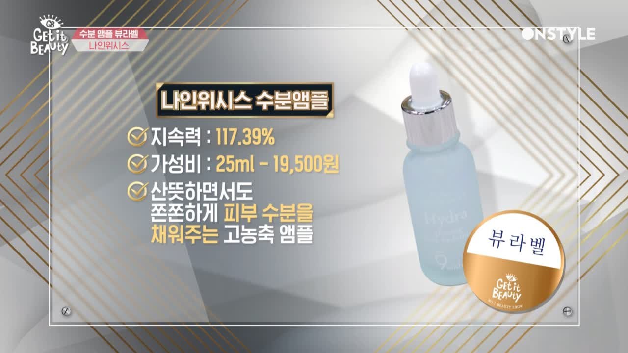 [뷰라벨] 수분앰플 甲 of 甲! 압도적인 속보습 지속력을 자랑하는 뷰라벨 제품은 과연?
