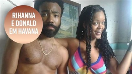 Rihanna e Donald Glover podem estar gravando um filme em Cuba