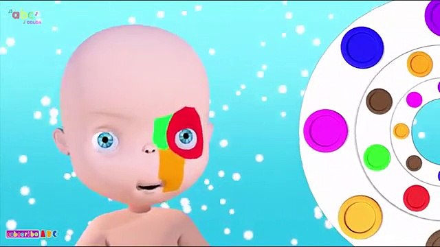 Learn Colors with Balls Fun Baby Boss Care Face Painting - Body Paint Colours for Kids - YouTube