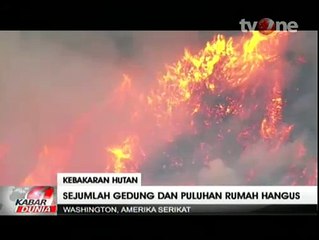 Download Video: Sejumlah Gedung dan Puluhan Rumah Hangus Akibat Kebakaran Hutan di AS