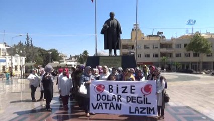 Kilisli Kadınlardan, 'Bize Dolar Değil, Vatan Lazım' Kampanyası