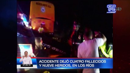 Fuerte accidente dejó como saldo la muerte de toda una familia en Los Ríos
