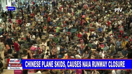 Chinese plane skids, causes NAIA runway closure