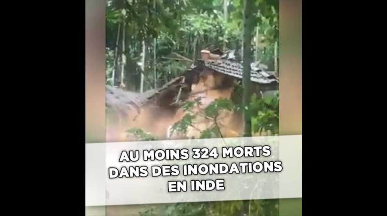 Au moins 324 morts dans des inondations en Inde