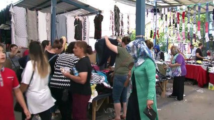 'Sosyete pazarında' bayram yoğunluğu - EDİRNE