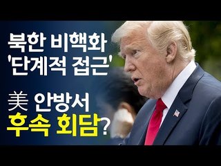 '단계적 접근' 기수 돌린 트럼프…美안방서 후속 회담? / 연합뉴스 (Yonhapnews)