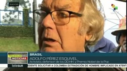 Brasil: Pérez Esquivel y Celso Amorim visitan a expresidente Lula