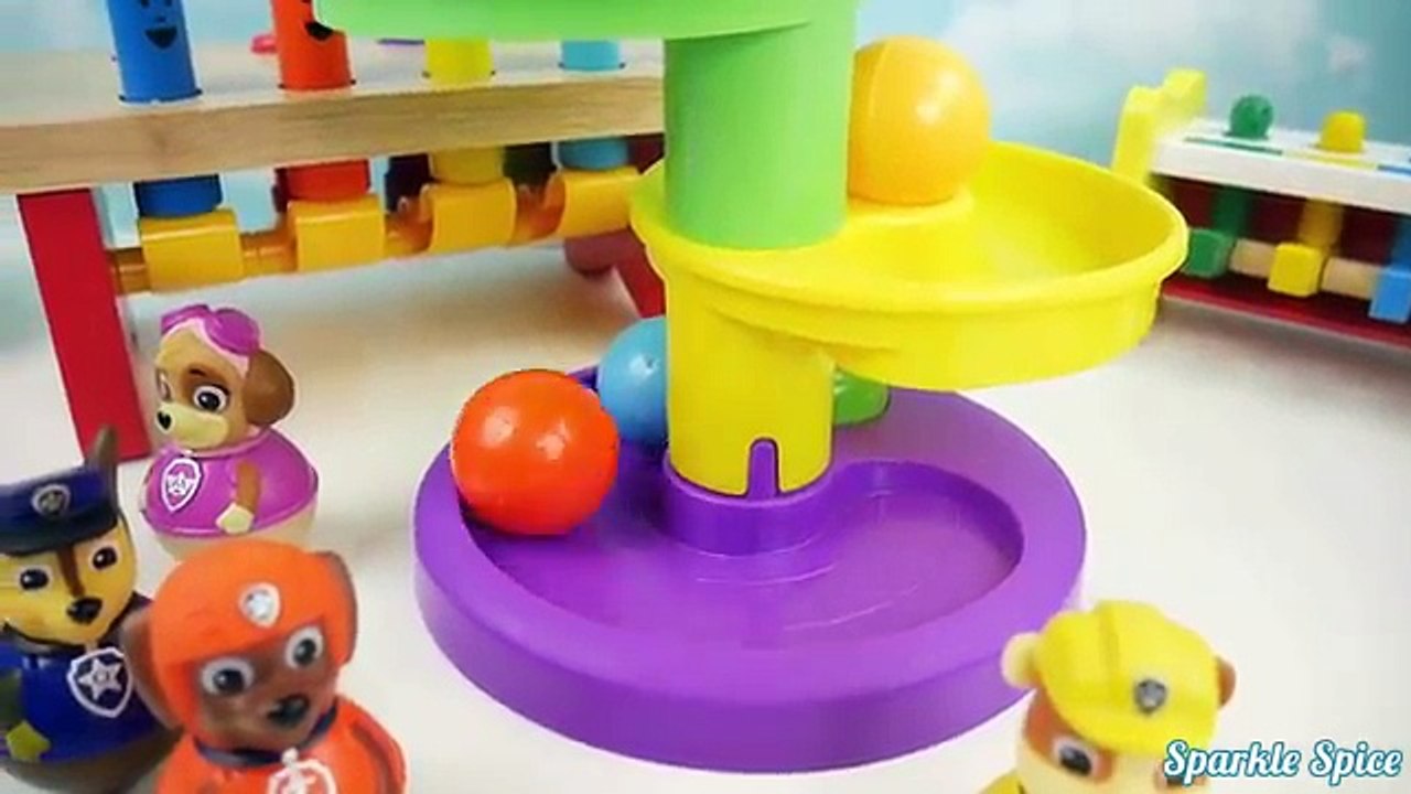 Learn colors with preschool toys