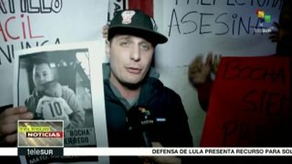 Argentina: familiares de víctima de "gatillo fácil" exigen justicia