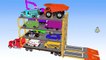 Colors for Children to Learn with Street Vehicles 3d Transport Car Long Haul Carrier Truck