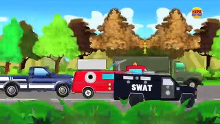 Kids Rhymes | Monster Trucks | High speed chase | cartoon race video for children