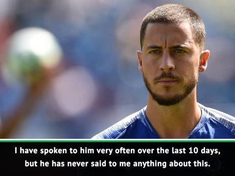 Hazard will remain at Chelsea for the rest of the season - Sarri