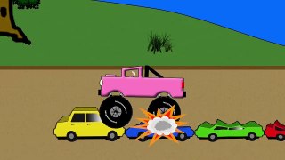 Vids4Ninos Grandes camiones aplastar coches colores para los niños