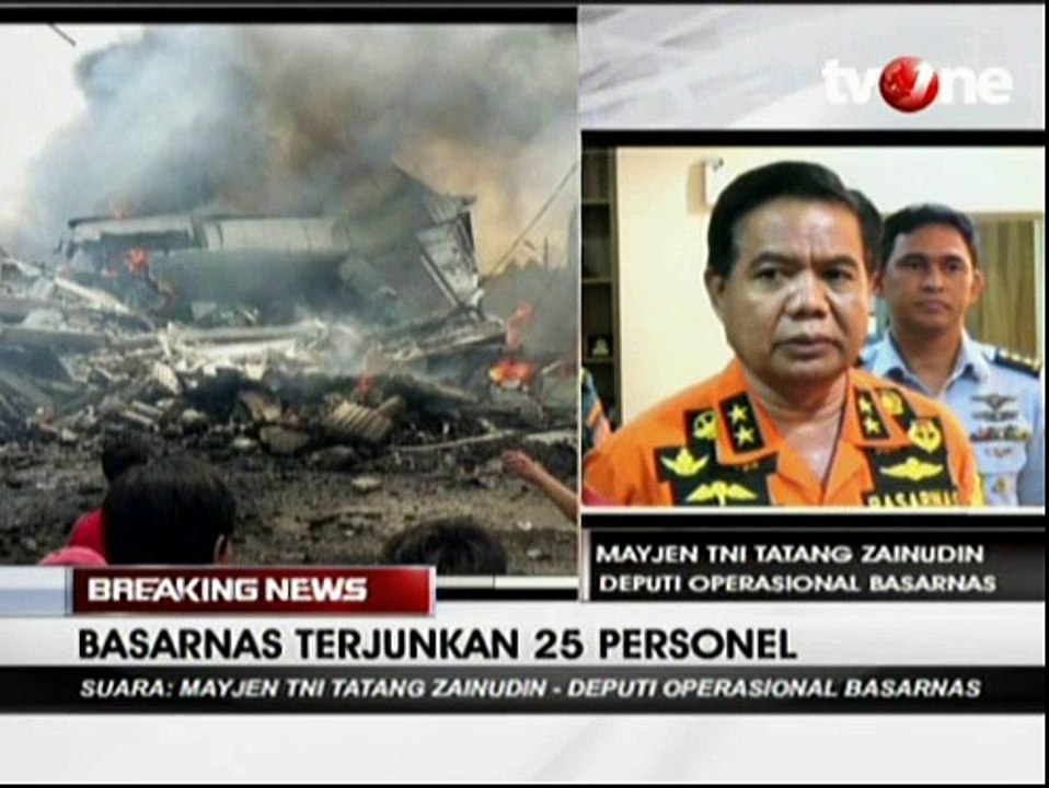 Basarnas Terjunkan 25 Personel untuk Evakuasi Korban