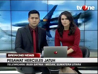 Timpa Tiga Rumah di Medan, Hercules TNI Langsung Meledak
