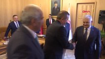 Ankara TBMM Başkanı Yıldırım, Tim Başkanı Gülle ve Beraberindeki Heyeti Kabul Etti Hd