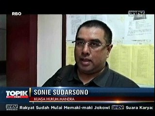 Berkas Korupsi Mandra Diserahkan ke Kejari Jakpus