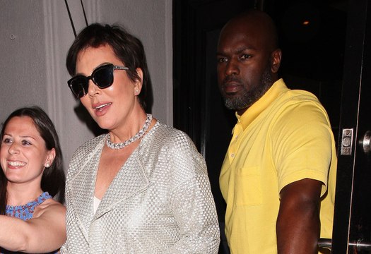Watch: Kris Jenner And Corey Gamble Engaged? She Hints They Are To James Corden