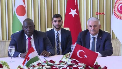 Binali Yıldırım, Nijer Meclis Başkanı Tinni ile Görüştü